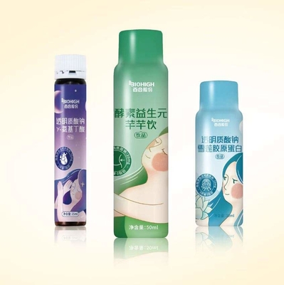 콜라겐 음료 구강 액체 버섯 엘더베리 여성 30ml 50ml OEM 유리 PE 병