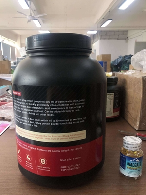 OEM 5lb 개인 라벨 유장 프로테인은 금본위제에게 100% 단백질 분말을 지어주는 분말 본체 근육을 분리합니다