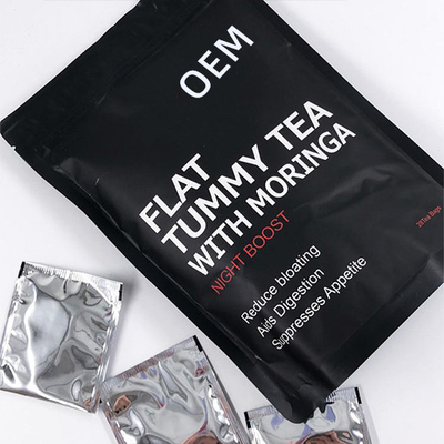 OEM 플랫 배꼽 차와 매운 나무 슬리밍 28 일 해독 차 슬리밍 불타는 지방 녹차